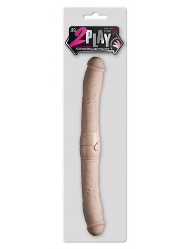 2Play Çift Taraflı ve Çift Motorlu Vibratör - 37cm