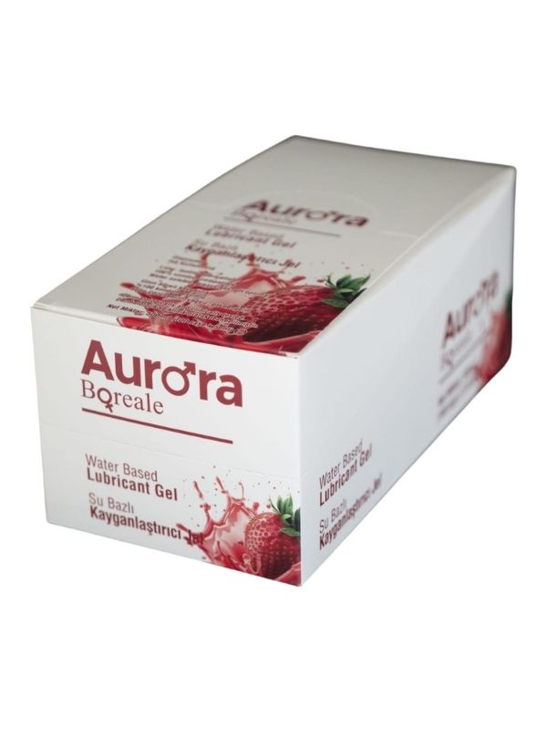 Aurora Boreale 100 Lü 5 Ml Şase Çilekli Kayganlaştırıcı
