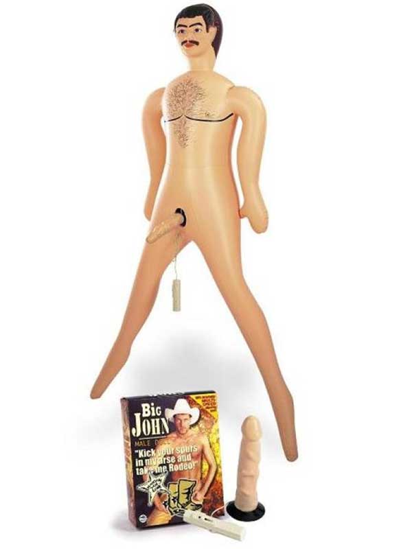 Big John Titreşimli Penisli Şişme Erkek Bebek