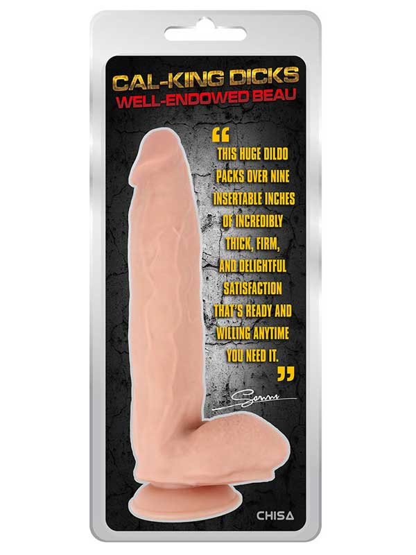 Cal-King Dicks Well-Endowed Beau Büyük Dildo - 29.5cm Ten