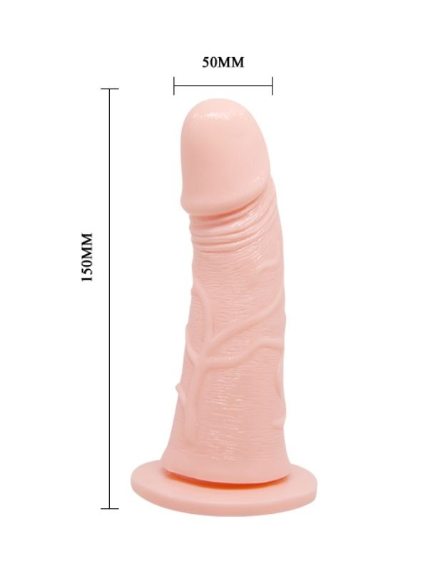 Censan 6 cm Dolgulu İçi Boş Titreşimli Belden Bağlamalı Straplon Kumandalı Vibratör