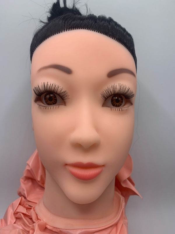 Censan Black Doll Siyah Saçlı Şişme Bebek