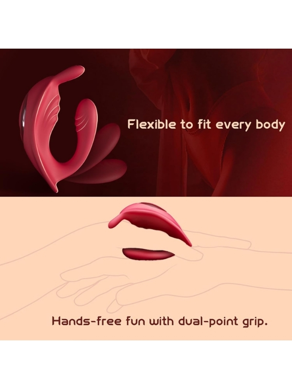 Censan Çiftler İçin Akıllı Titreşimli G-Spot ve Klitoris Uyarıcı Vibratör – Uygulama Kontrollü, Su Geçirmez, Çift Motorlu