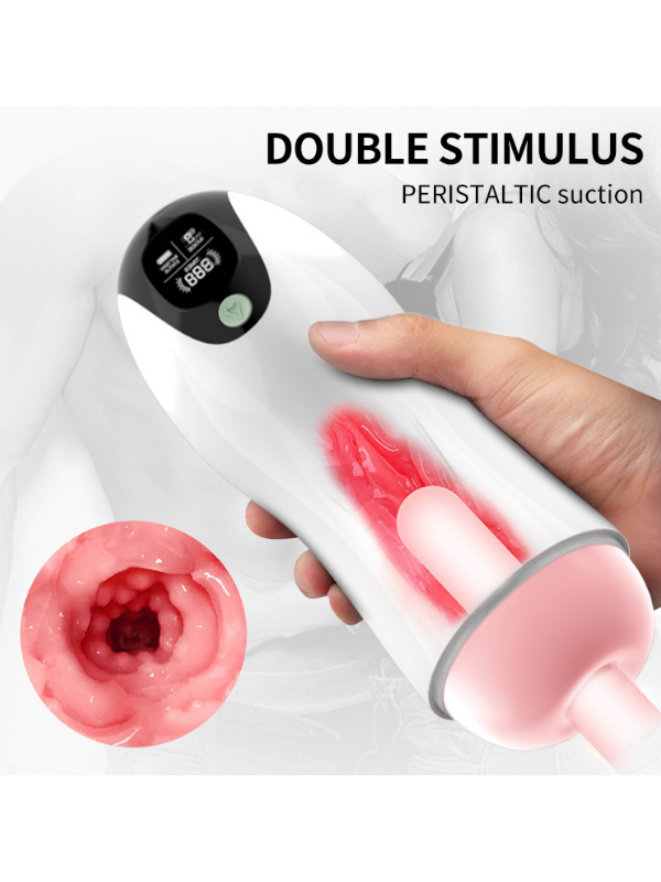 Censan FoxShow Livman LCD ekranlı interaktif mastürbatör