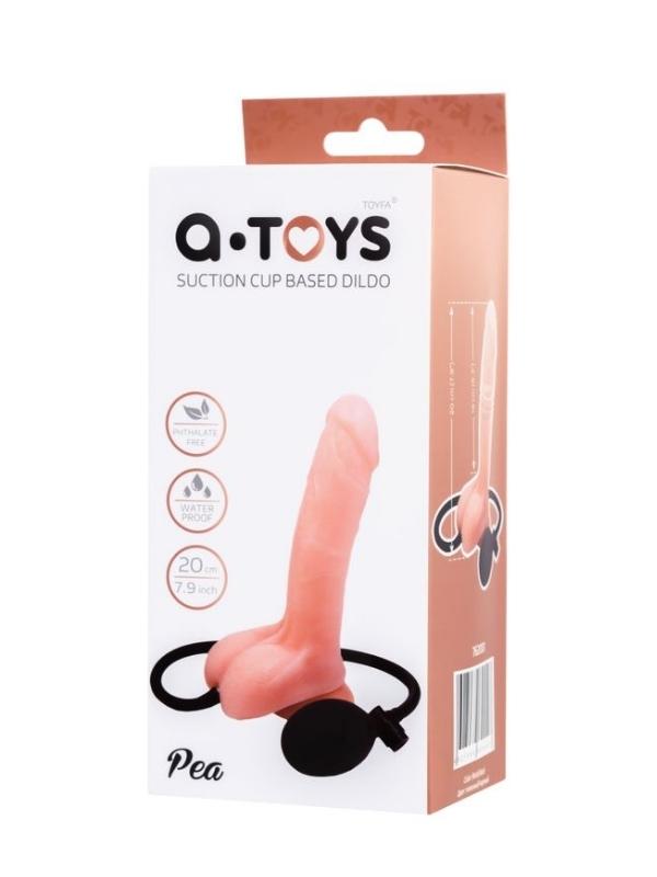 CENSAN Gerçekçi Pea Şişebilen Realistik Dildo 20 CM