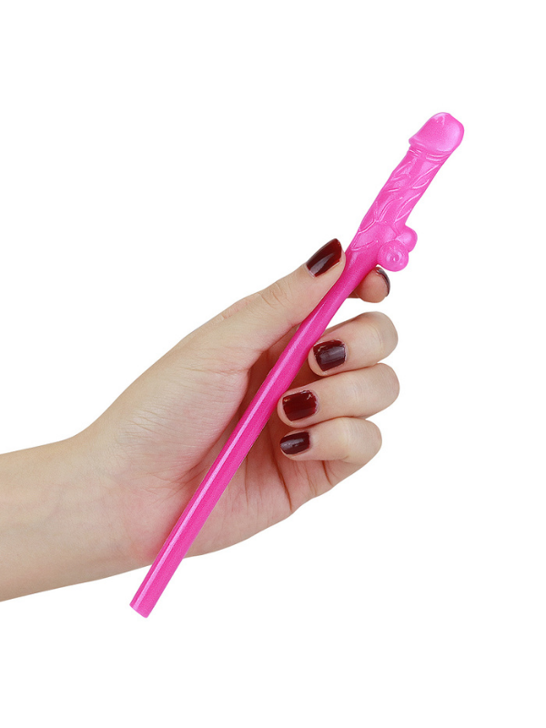 Censan Jokes & Parties Original Willy Straws – Pack of 9 Dildo Pipet