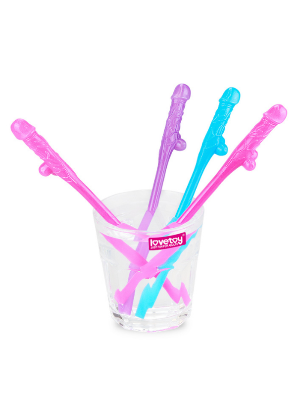 Censan Jokes & Parties Original Willy Straws – Pack of 9 Dildo Pipet