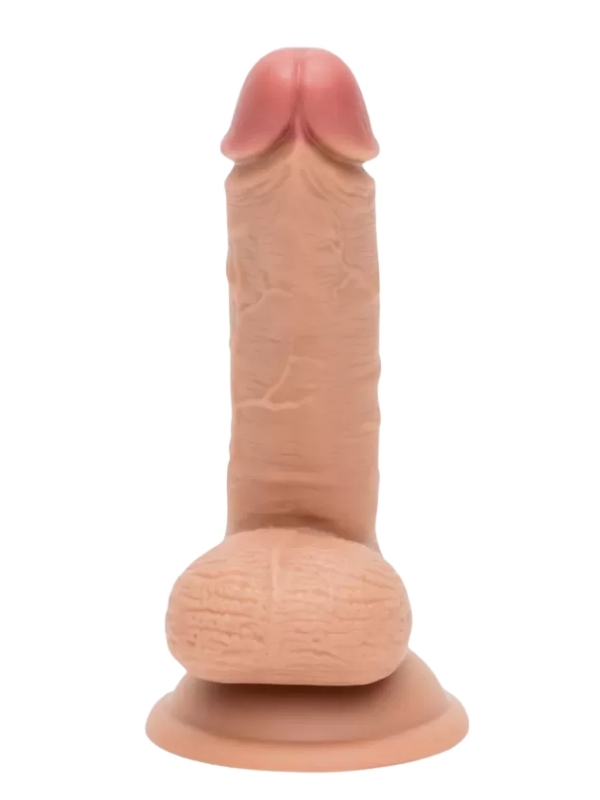 Gerçekçi Testisli Dildo 18 cm