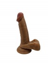 Gerçekçi Testisli Melez Dildo 18 cm