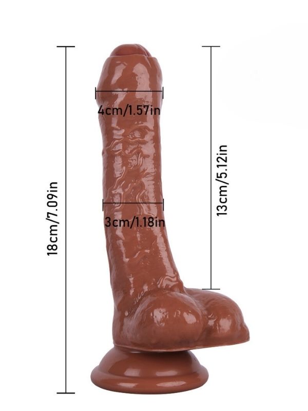 Noctis 18cm Kahverengi Dildo No:100