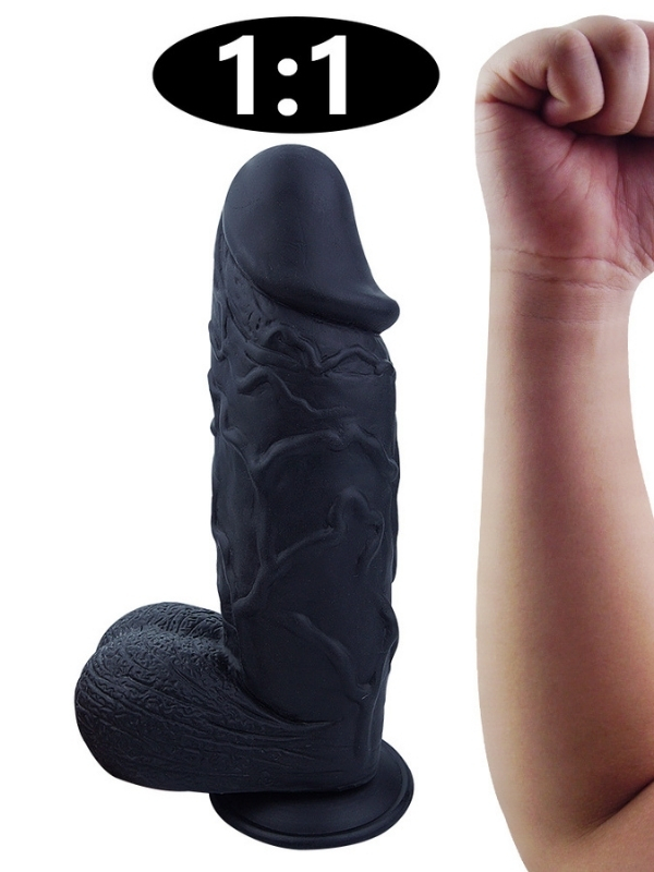 Noctis 26cm Siyah Realistik Dildo No:155