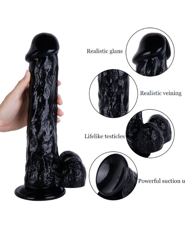 Noctis 30cm Siyah Dildo No:69